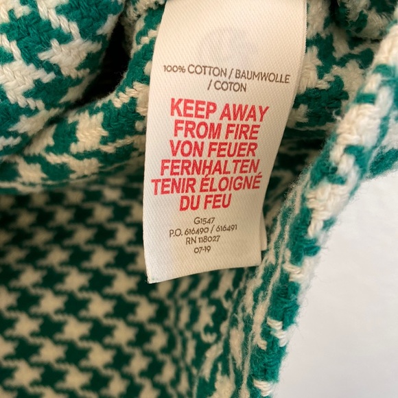 Mini boden girls retro check pinafore dress. - Picture 10 of 12